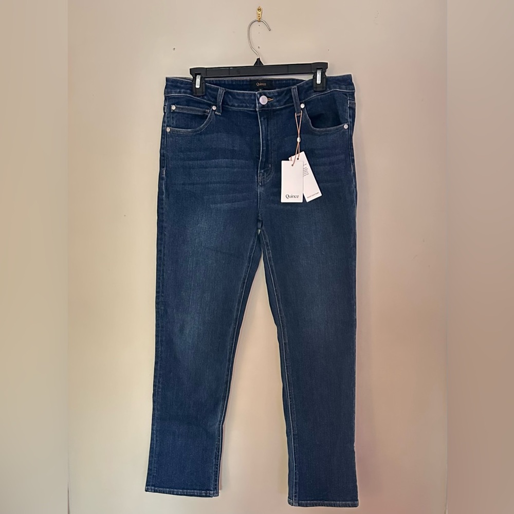 Quince Women's Deep Indigo Skinny Jeans